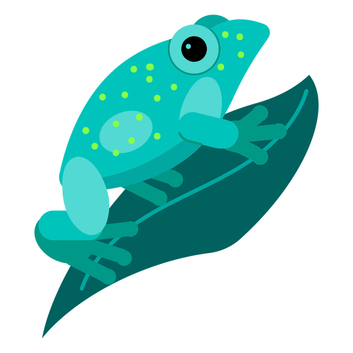 Bioluminescent frog animal