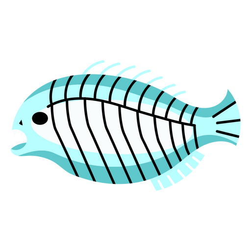 Biolumineszenter Fisch PNG-Design