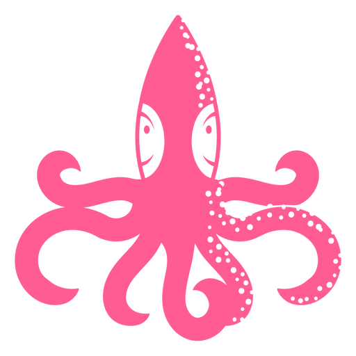 Biolumineszierender Oktopus ausgeschnitten PNG-Design