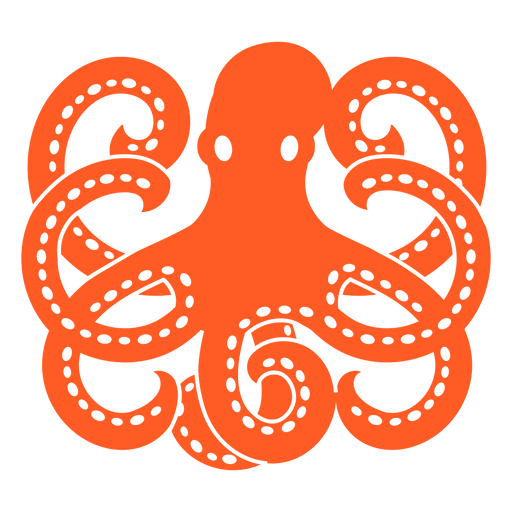 Bioluminescent octopus sea animal cut out PNG Design