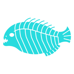 Peixes bioluminescentes cortados Desenho PNG