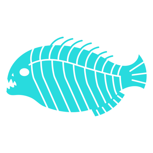 Biolumineszierender Fisch ausgeschnitten PNG-Design