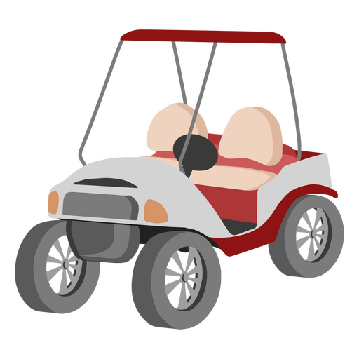Golf cart design PNG Design