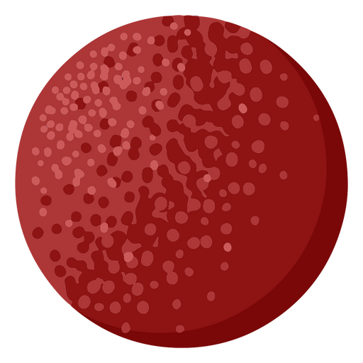 Red ball for chritsmas tree PNG Design