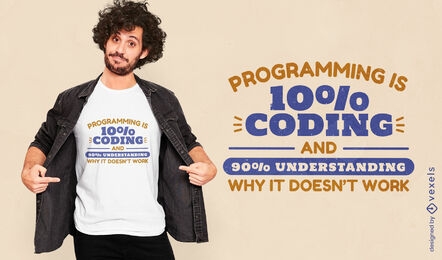Programmierung Codierung Zitat T-Shirt-Design