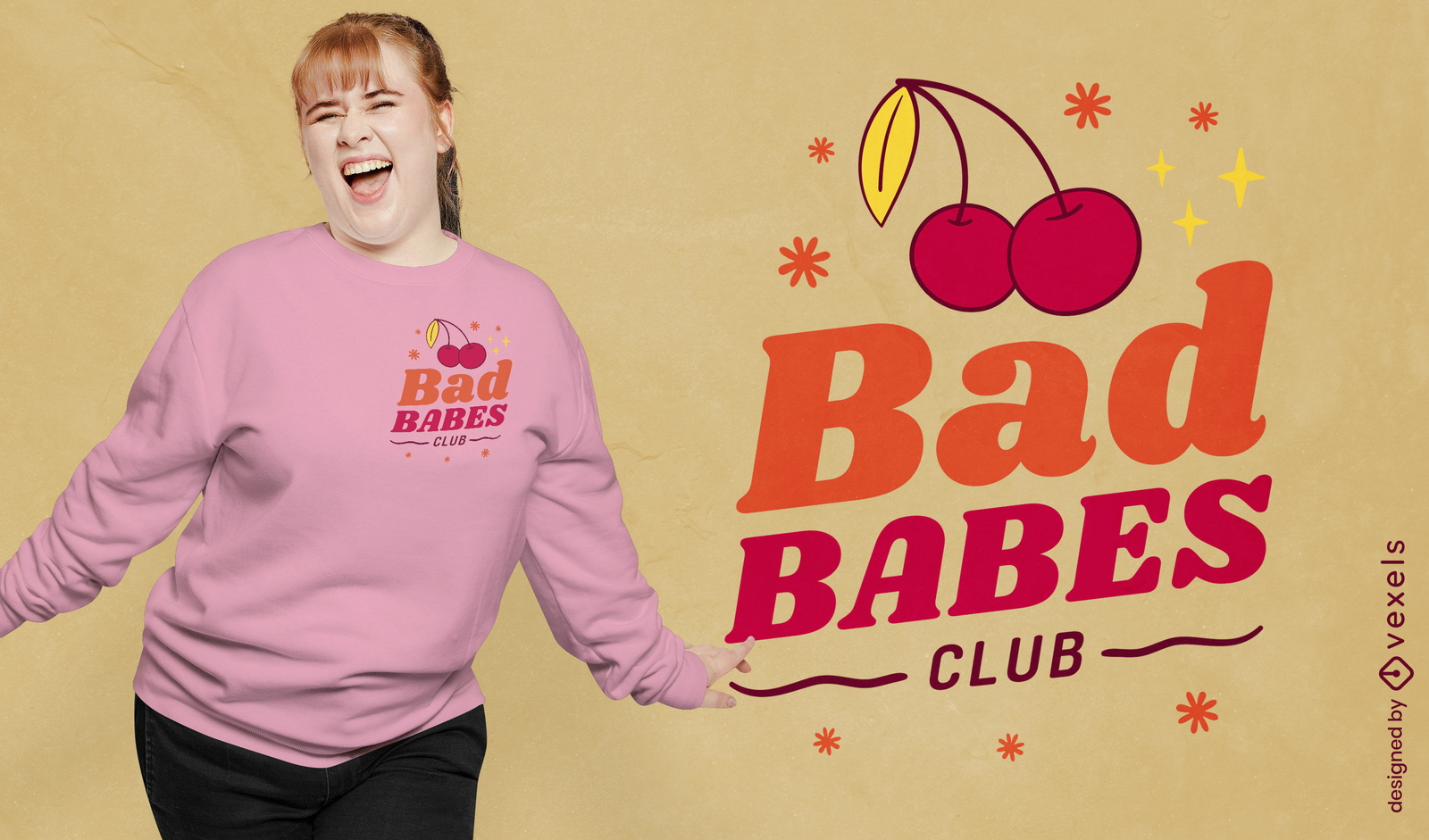 Bad babes 2000 cita diseño de camiseta