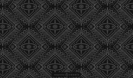 African black and white decoration pattern design