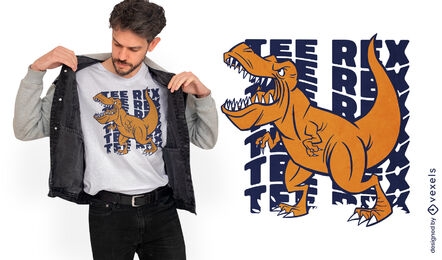 T-rex dinosaur quote t-shirt design