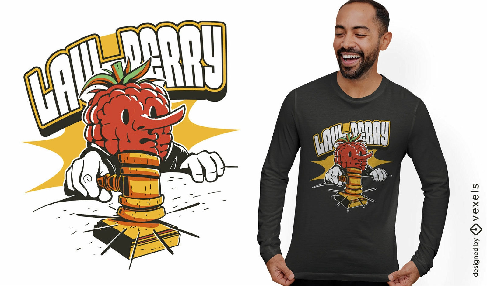 Law berry funny t-shirt design
