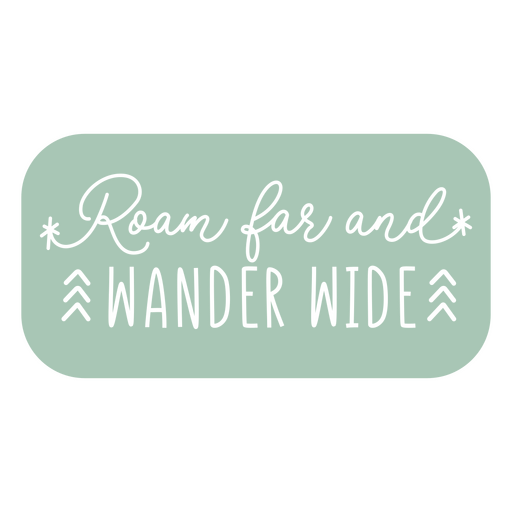 Wonder wide quote cut out PNG Design