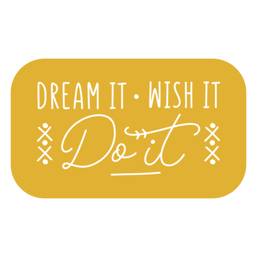 Do it motivational quote cut out PNG Design