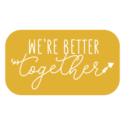Zusammen Zitat ausgeschnitten PNG-Design