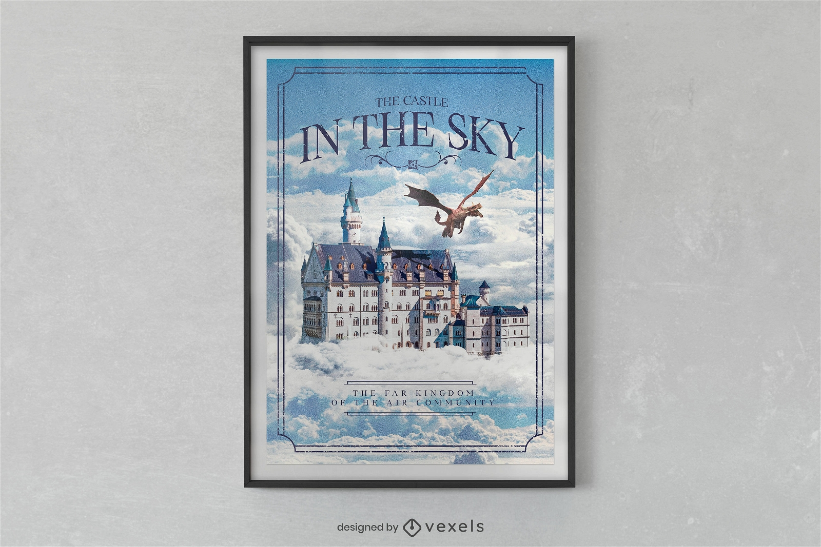 Castle in the sky poster design