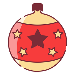Ball for a christmas tree PNG Design