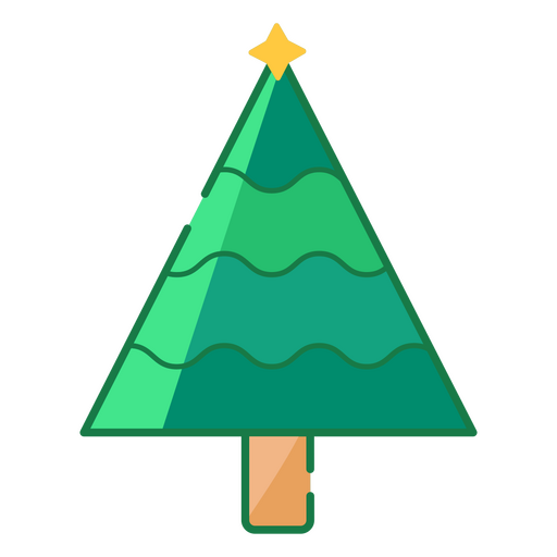 árvore de natal pequena Desenho PNG