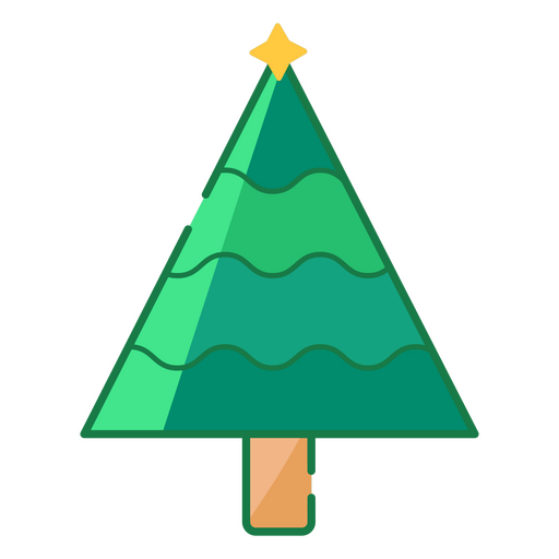 pequeño árbol de navidad Diseño PNG