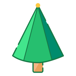 Minimalist Christmas Tree PNG & SVG Design For T-Shirts