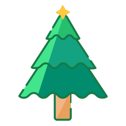 Pine tree for christmas    PNG Design