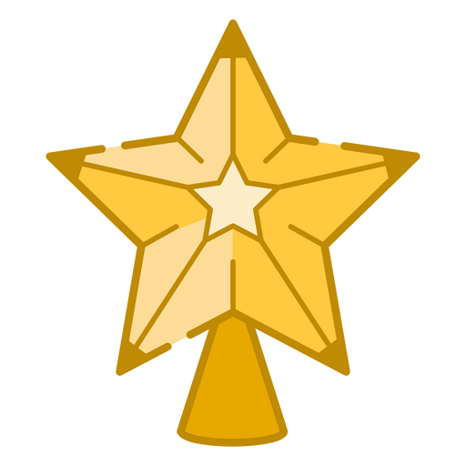 estrela para decoração de natal Desenho PNG