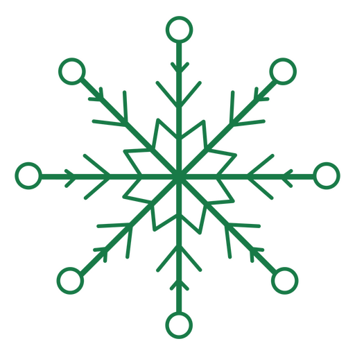 Schneeflocken zur Verschönerung der Weihnachtsdekoration PNG-Design