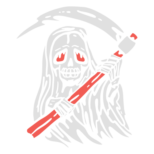 Criatura cortada Grim Reaper Desenho PNG
