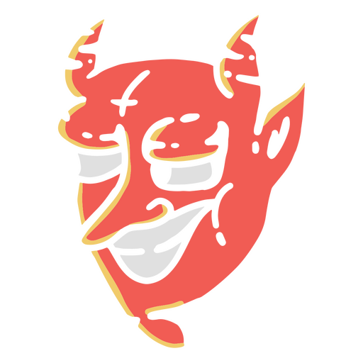 Demon Halloween cut out monster PNG Design