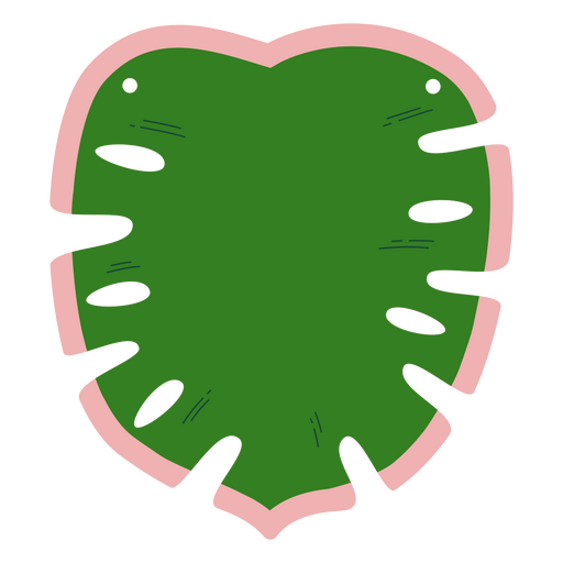 Schildförmige grüne Geburtstagskarte PNG-Design