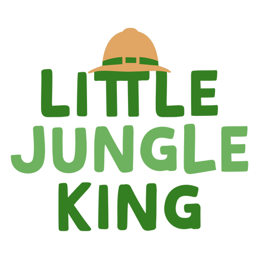 Cita del pequeño rey de la jungla Diseño PNG