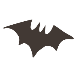 Murciélago plano simple Diseño PNG