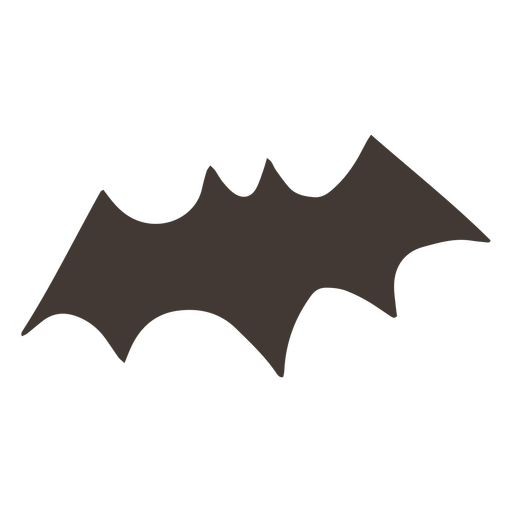 Fledermaus flach einfaches Halloween PNG-Design