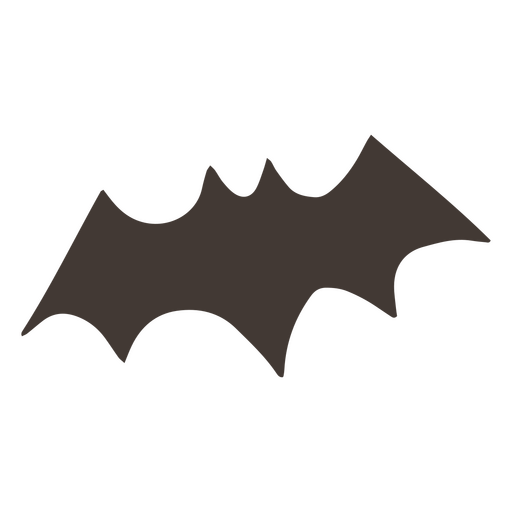Murciélago plano simple halloween Diseño PNG