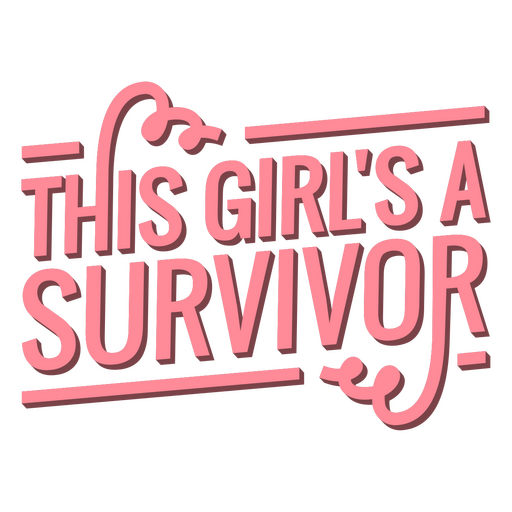 Citação feminista de menina sobrevivente