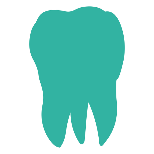 Tooth molar silhouette    PNG Design
