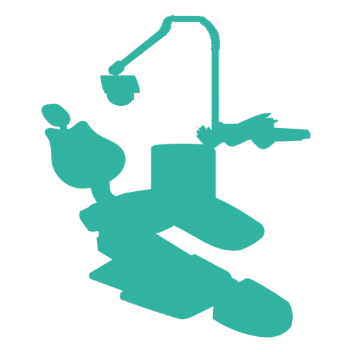 Silhouette of a dentist's chair    PNG Design