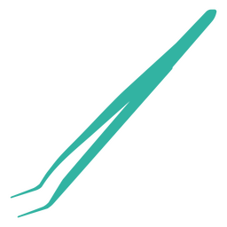 Tweezers commonly used on dental treatments PNG Design