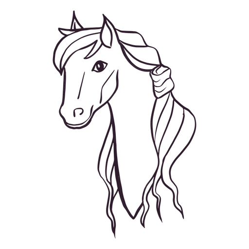 Horse stroke animal PNG Design