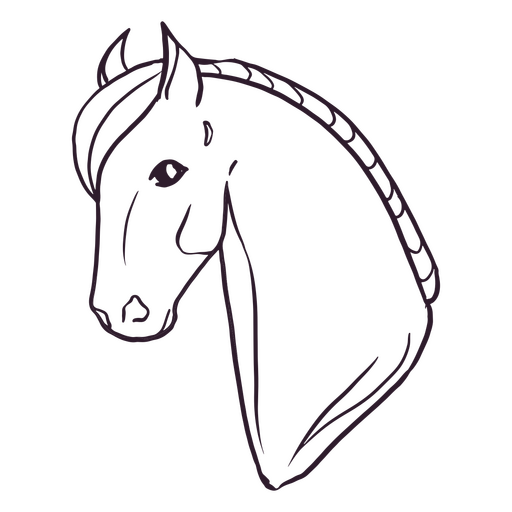 Golpe de caballo semental pony Diseño PNG