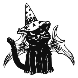 Conjunto De Coleta De Personagem De Desenho Animado De Halloween Gato Preto  PNG , Gato, Sombrio, Preto Imagem PNG e Vetor Para Download Gratuito