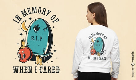 Grave funny quote t-shirt design