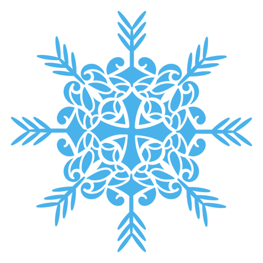 Schneeflocken aus wei?er Spitze PNG-Design