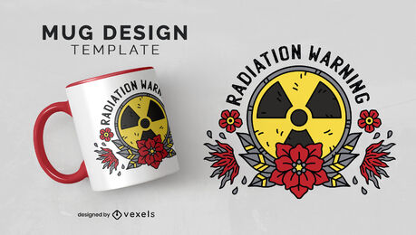 Strahlenwarnbecher-Design