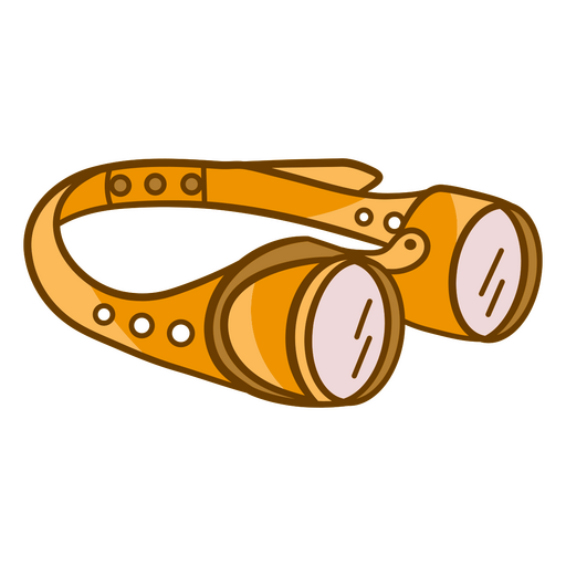 Óculos retrô estilo steampunk Desenho PNG