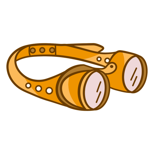 Retro goggles steampunk-style  PNG Design