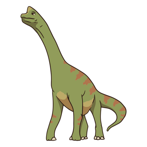 Braquiosaurio dinosaurio animal Diseño PNG