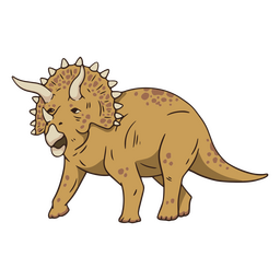 Dinossauro Triceraptors Desenho PNG