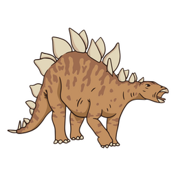 Stegosaurus jurassic dinosaur PNG Design Transparent PNG