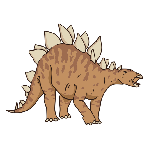 Dinosaurio estegosaurio jurásico Diseño PNG