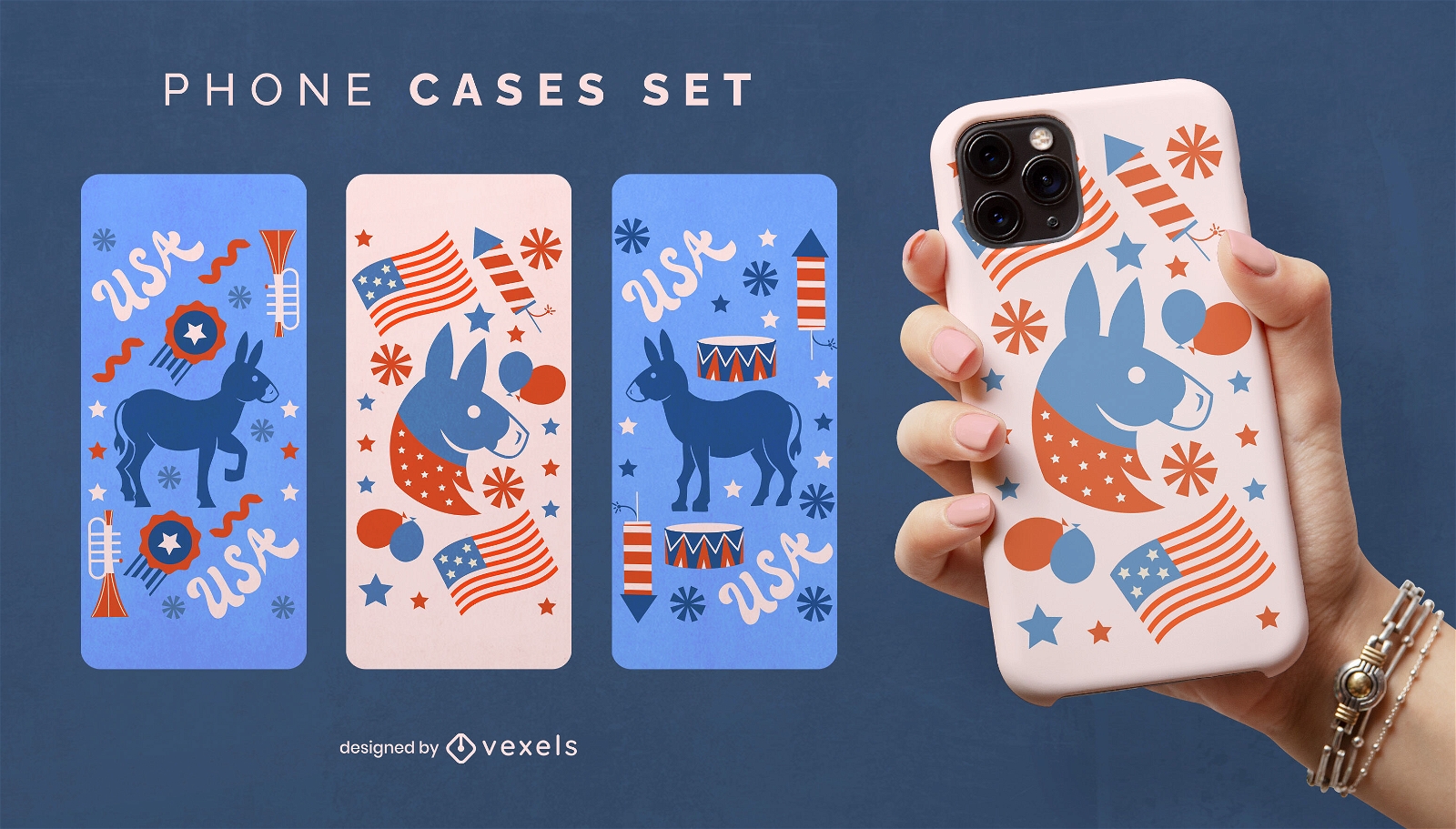 American democrat phone case set