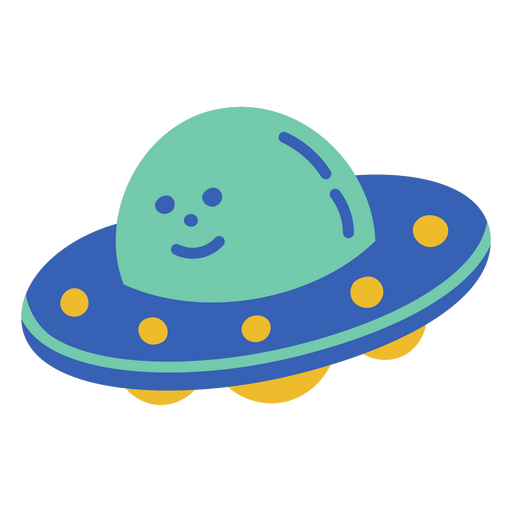 UFO toy PNG Design