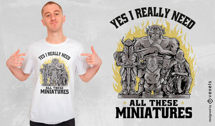Monsters and creatures statue t-shirt design